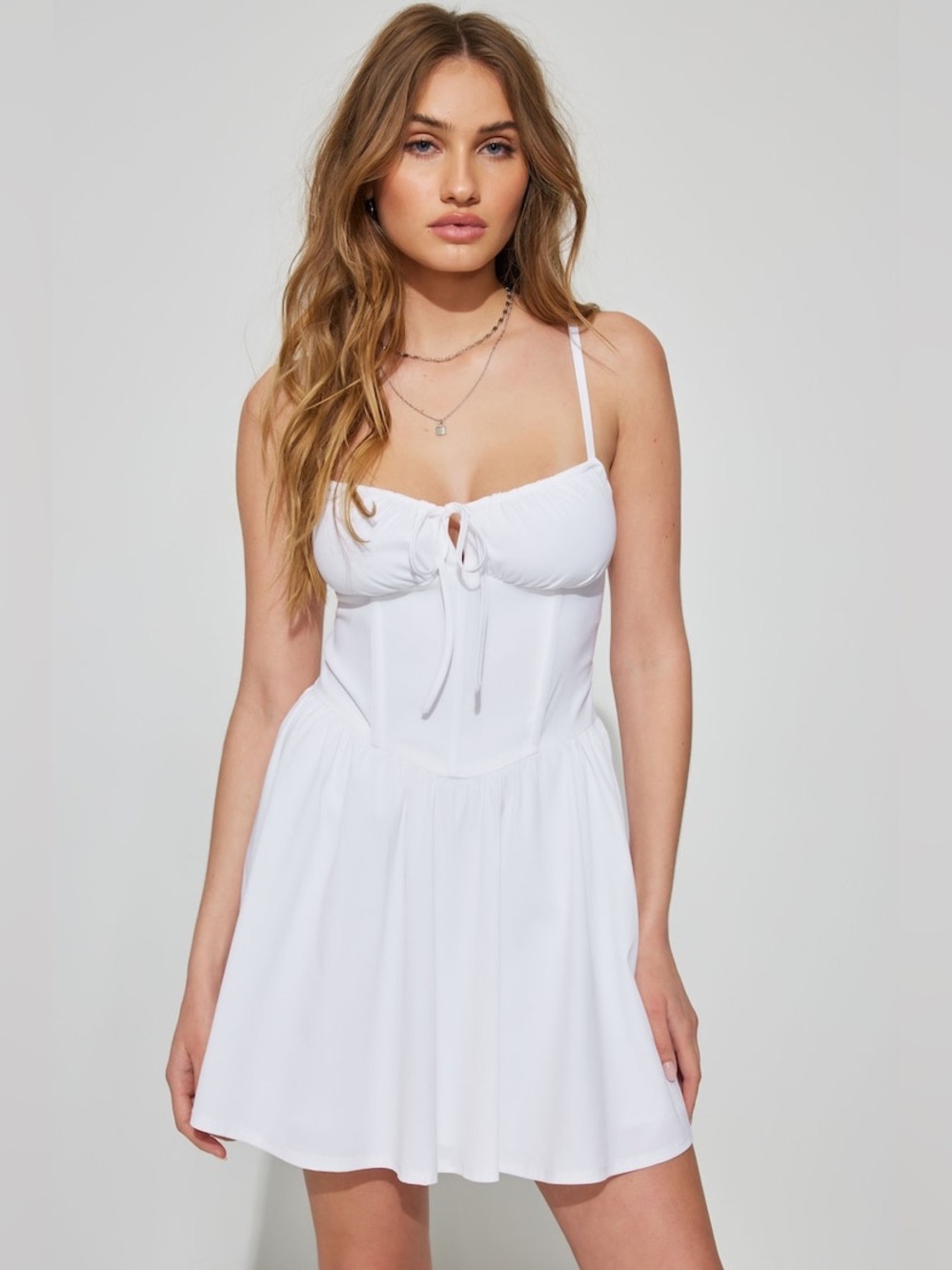 Garage Drop Waist Corset Dress